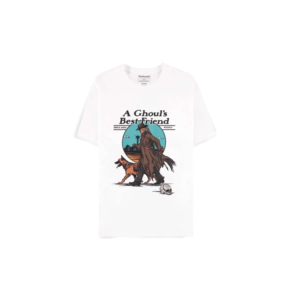 Fallout TV Series - Short Sleeved Unisexe Tshirt - Blanc